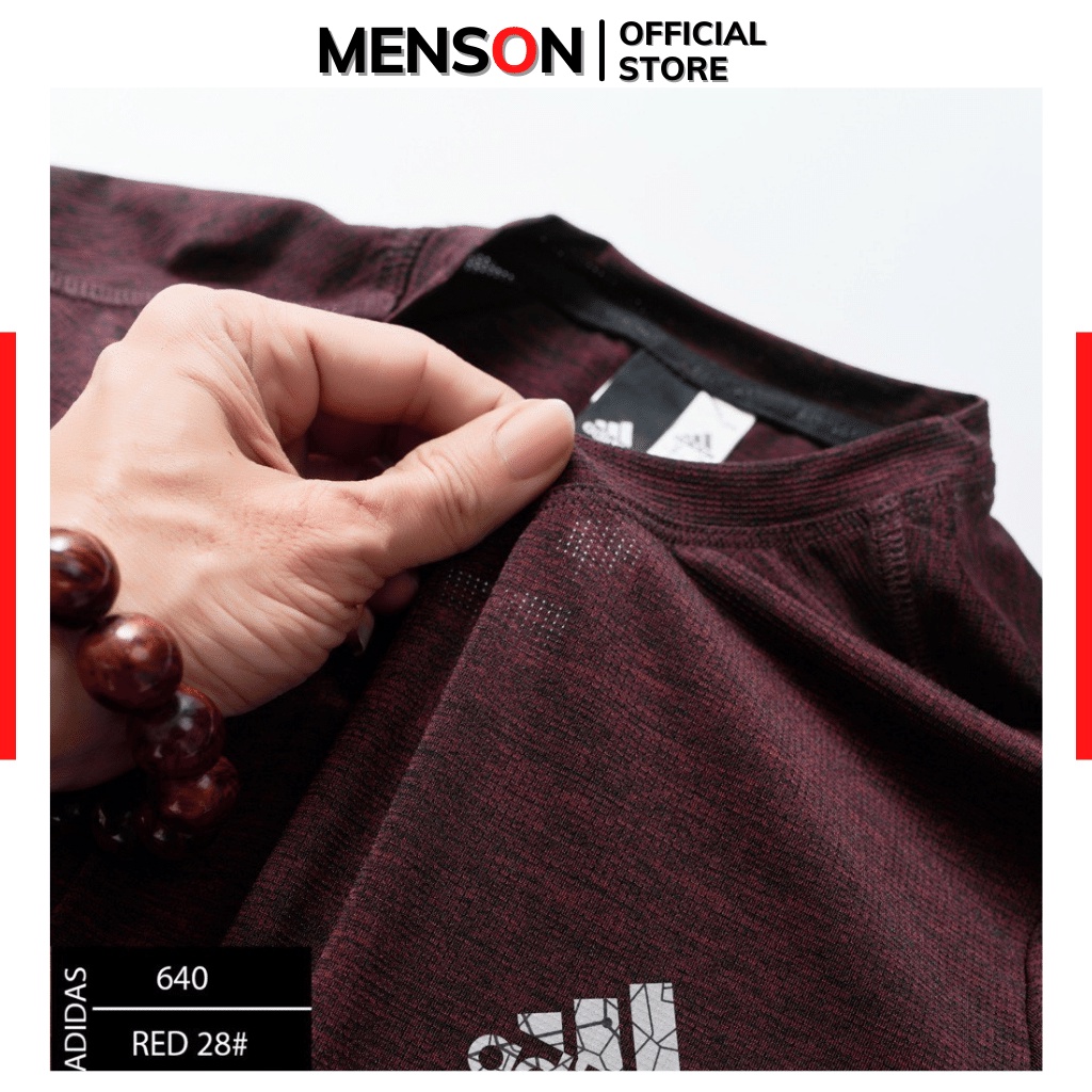 Áo Adidas nam thun lạnh hàng đẹp xịn mùa hè Hàng Hiệu Menson MM640 Áo thun thể thao nam cộc tay nhiều màu 2023