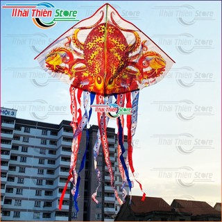 Diều Bạch Tuột Đại 10 Đuôi Phi Long