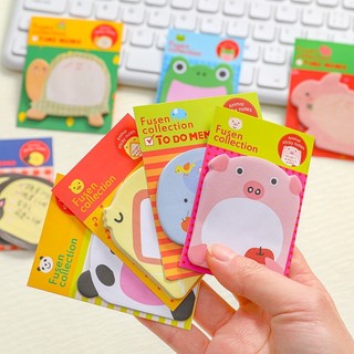 [COMBO 10 CÁI] Giấy Note 20 tờ ghi chú hình thú con vật dễ thương (kích thước 2*5CM)