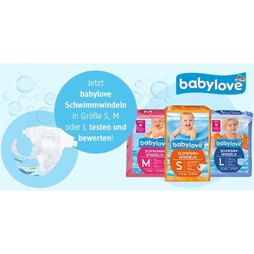 Bán lẻ bỉm bơi Babylove Đức cho bé size S, M,L