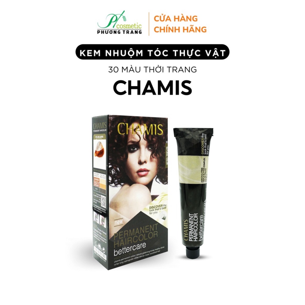 Thuốc Nhuộm Tóc Tại nhà CHAMIS 30 Màu - Giúp tóc lên màu chuẩn tự nhiên