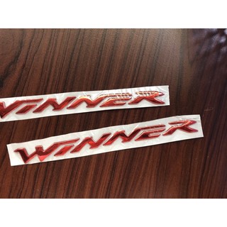Chữ Winner Đỏ Xi Loại 2