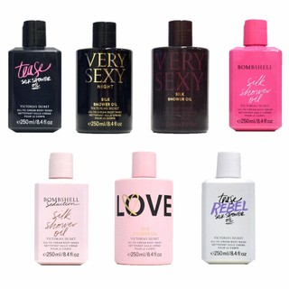 Sữa tắm nước hoa Victoria's Secret Love Silk Shower Oil oil-to-cream body wash 250ml (Mỹ)
