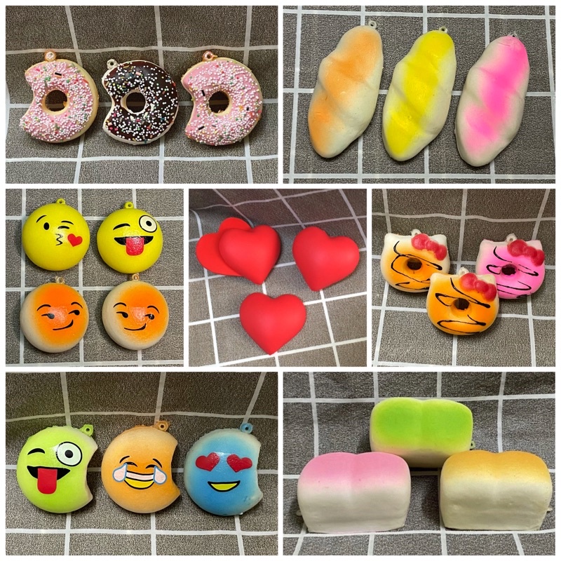 Squishy mini chất xốp chậm tăng,mini nhật cute (Đọc Mô Tả)
