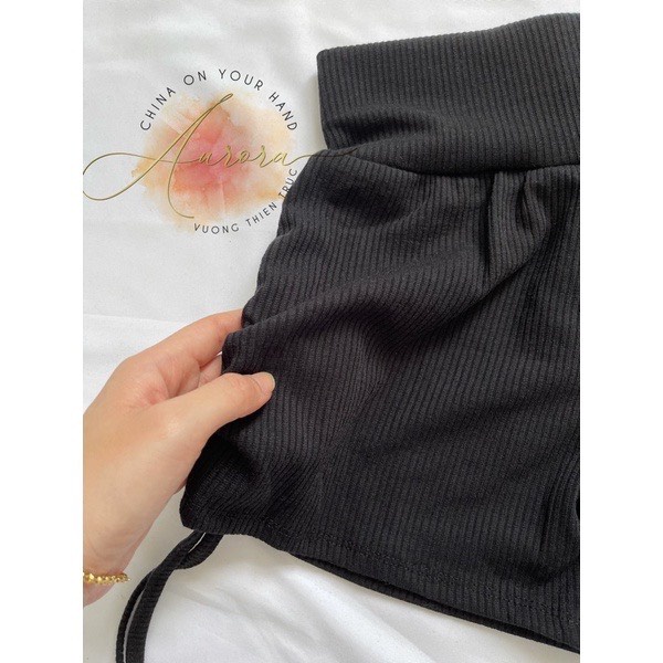 Quần short ngắn rút dây hai bên tập gym | BigBuy360 - bigbuy360.vn