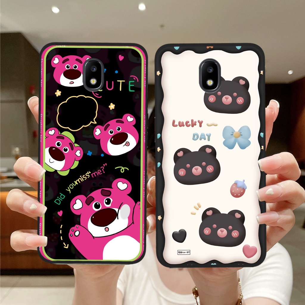 Ốp lưng Samsung Galaxy J7 Pro / J3 Pro, ốp điện thoại samsung hình gấu