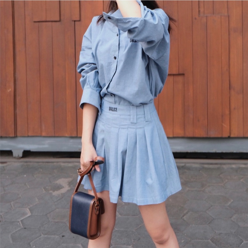 Chân Váy Ngắn Demin (Lót Quần)