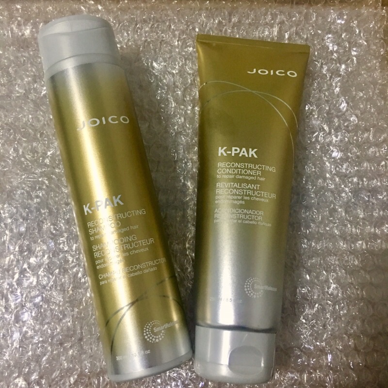 Cặp dầu gội xả dành cho tóc khô xơ chẻ ngọn K-PARK JOICO Reconstructor 300ml/250ml