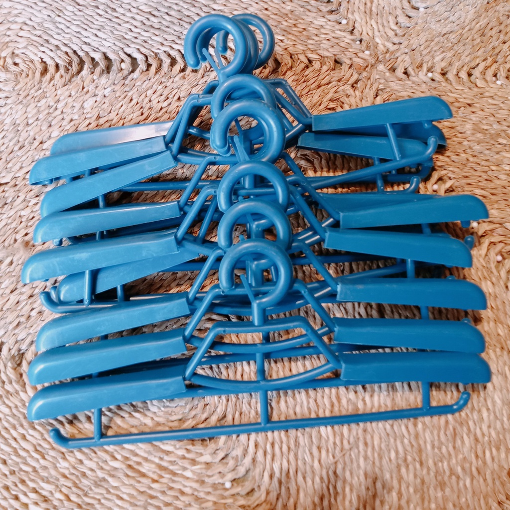 Móc phơi chống bay Hòa Phát cao cấp, móc quần áo nhựa dẻo dai, chống bay/nhăn quần áo dùng kèm với giàn phơi thô