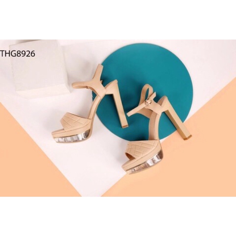 Sandal cao gót 12 phân Thiên Hương.THG 8926