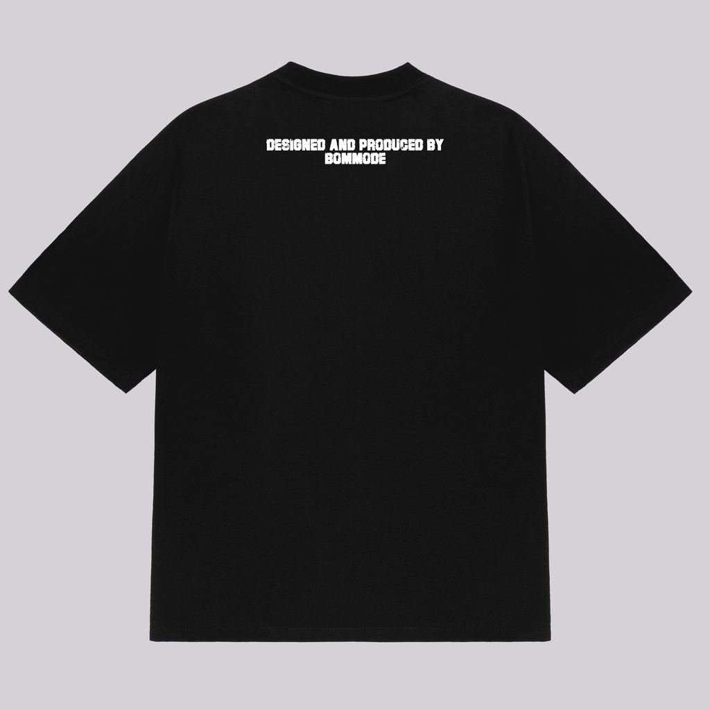 LA MÃ T-SHIRT áo thun UNISEX cotton thoáng mát, cổ tròn màu đen, màu trắng