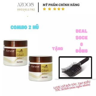 ủ tóc karseell, hấp collagen karseell maca phục hồi tóc hư tổn 500ml AZ008 tặng nón ủ tóc