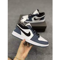Giày thể thao nam sneaker jordan 1 low xanh navy , Giày JD xanh nay cổ thấp hottrend 2023 full box bill