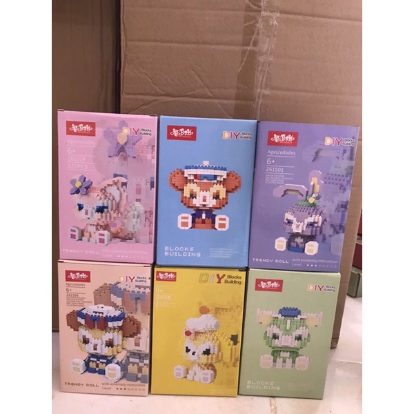 Bộ Mô Hình Lắp Ráp Nhân Vật Hoạt Hình Disney 3D