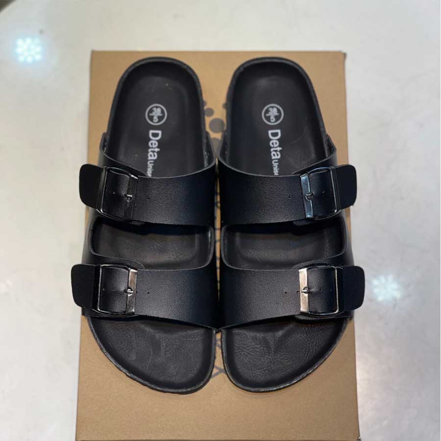 Giày dép đế trấu nam nữ quai ngang Detaunisex phong cách thời trang Birken cực xinh - DETA21F