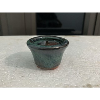Chậu tròn bonsai siêu mini gốm bát tràng 1 size