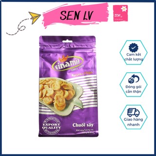 Chuối sấy truyền thống 250g Vinamit chuối giòn ngon không chất bảo quản