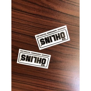 Cặp Ohlins Bình Dầu Decal in