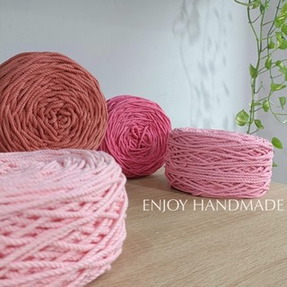 10m Dây thừng 3mm macrame cotton 3 xoắn