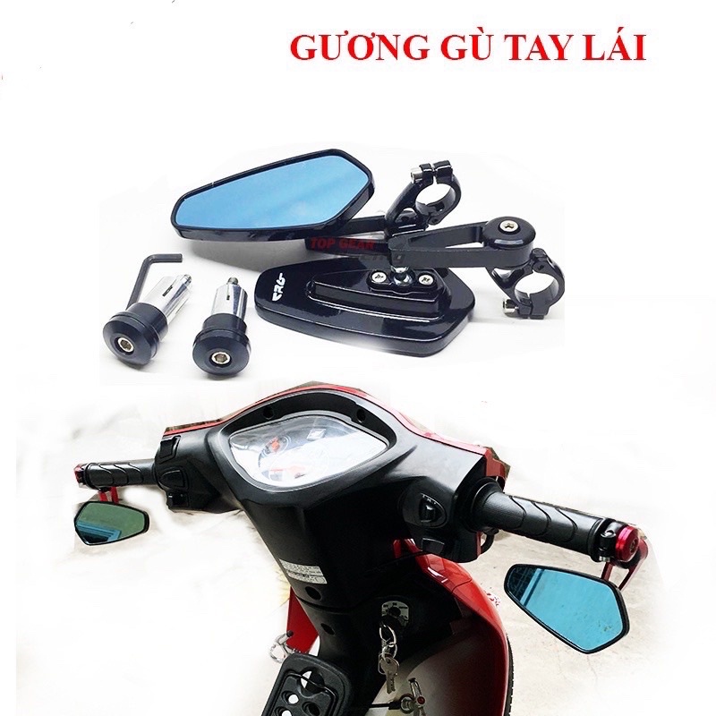 GƯƠNG GÙ XE MÁY Gắn Tay Lái THƯƠNG HIỆU CRG THỜI TRANG CHẤT LƯỢNG CAO