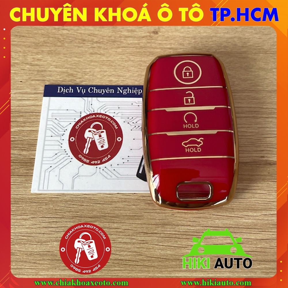 Ốp chìa khoá Kia Sonet Seltos bằng TPU bảo vệ chìa khoá nhìn sang trọng phong cách thời trang mới