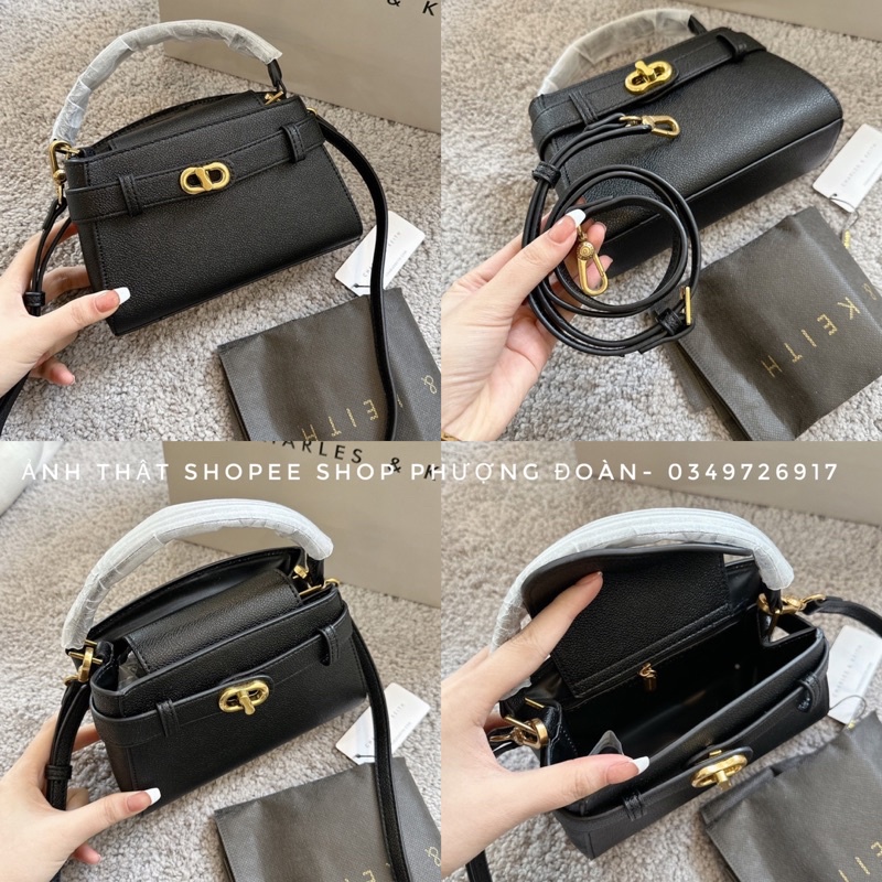 Túi C.K khoá cài ngang size 20cm Xuấttt mới 2023