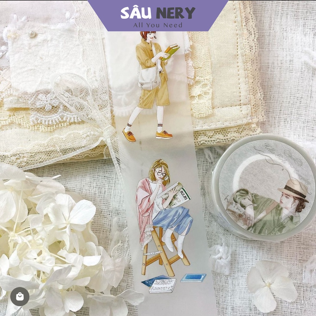 Sâu Nery - Băng dán trang trí cô gái Everyday - Hairnmo (100cm)