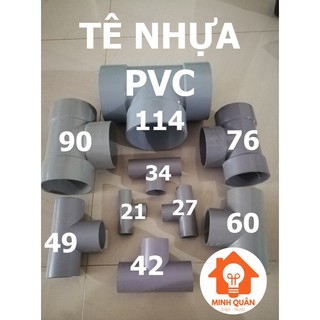 Tê 76, 90mm, tê ống nhựa pvc, phụ kiện ống nước nối chữ tê