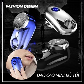 Máy cạo râu mini cao cấp nam bỏ túi tiện dao cạo râu điện chống nước IPX7 nhỏ gọn bỏ túi cổng sạc USB