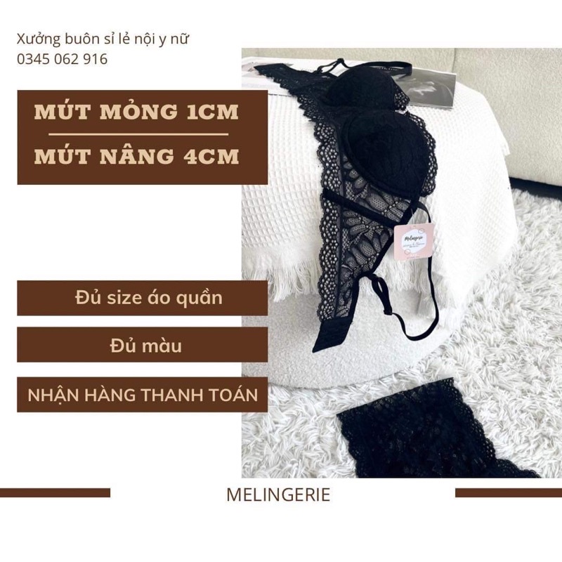 Bộ nội y gọng mút nâng MELINGERIE