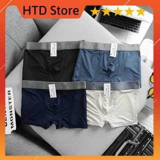 Combo 4, 6, 8 quần sịp đùi quần boxer nam trơn thun lạnh - Sịp Nam cao cấp