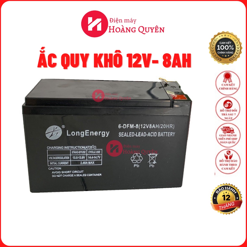 Bình ắc quy xe điện trẻ em 12v, bình điện dành cho xe ô tô, mô tô điện sử dụng 12v, Bình ắc quy khô 12v/8-9-10Ah