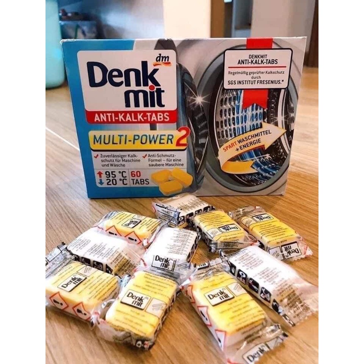 Viên tẩy lồng máy giặt DENKMIT Đức