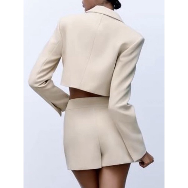 Made in Morocco - Blazer ZARA blazer dáng crop và quần váy DVK09N4055N10