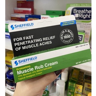 Dầu nóng xoa bóp Muscle Rub Dr.Sheffield's 35g USA