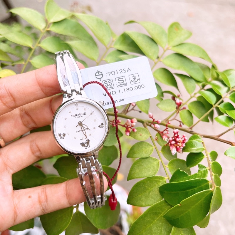 Đồng hồ nữ lắc Sunrise 9012SA Thuỵ Sỹ fullbox hãng