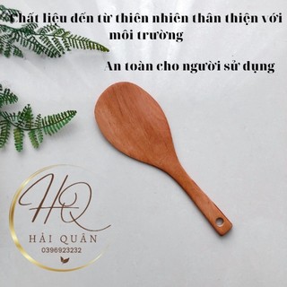 Muôi xới cơm , múc canh bằng gỗ