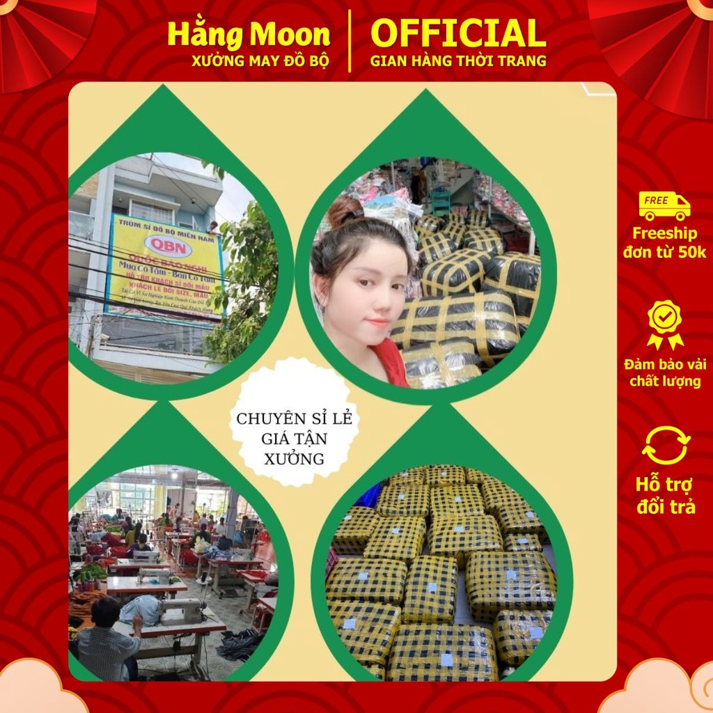 Xưởng May Đồ Bộ Xưởng May Bỏ Sỉ Xưởng Chuyên Sỉ Đồ Bộ Cotton Đồ Bộ Nữ Mặc Nhà Đẹp