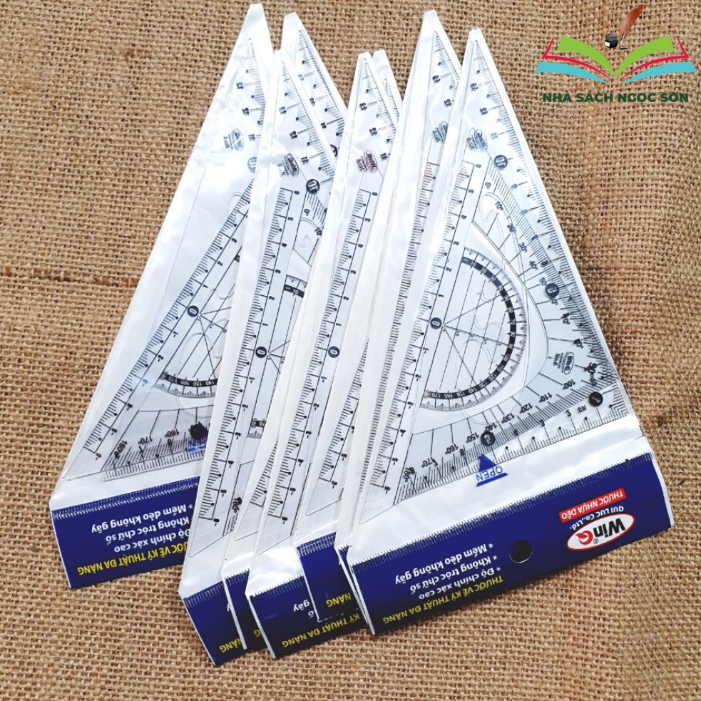 Thước Kẻ Học Sinh,  Văn Phòng, Thước Bộ WinQ Nhiều Loại DCHT