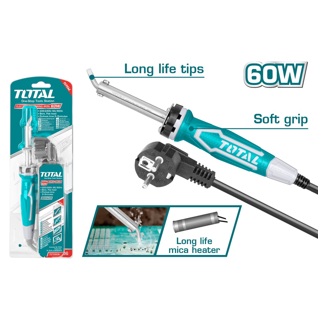 Mỏ hàn chì Total TET2606