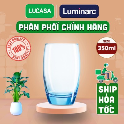 Ly Thủy Tinh Luminarc Salto Blue 350ml - Loại Cao L1585 | Phân Phối Chính Hãng