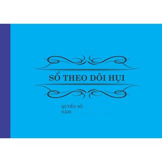 Sổ theo dõi đóng tiền hụi A4