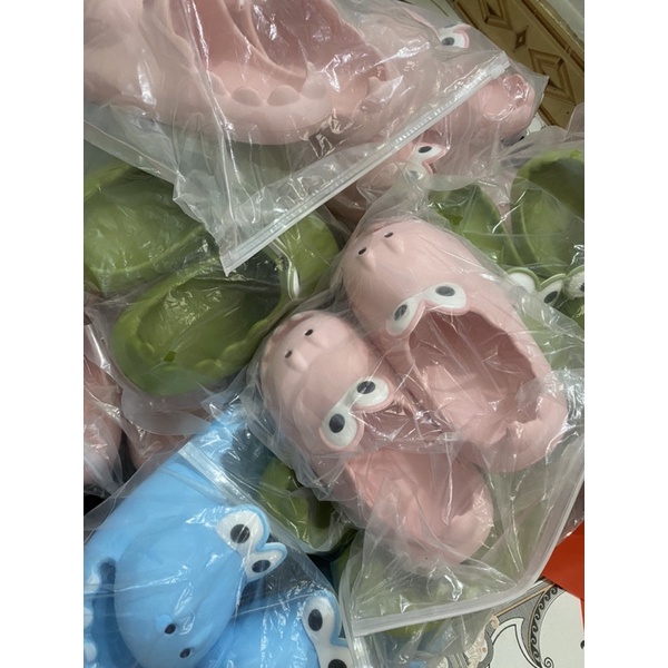 Dép hà mã/cá xấu xanh