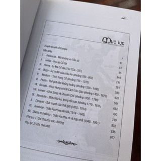 Sách -(Bìa Cứng) (Tái Bản 2023) Lịch sử châu âu – Văn Lang