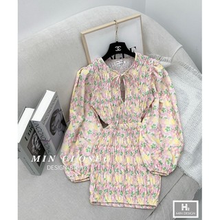 Váy Hoa Chun Ngực Phạm Nhi