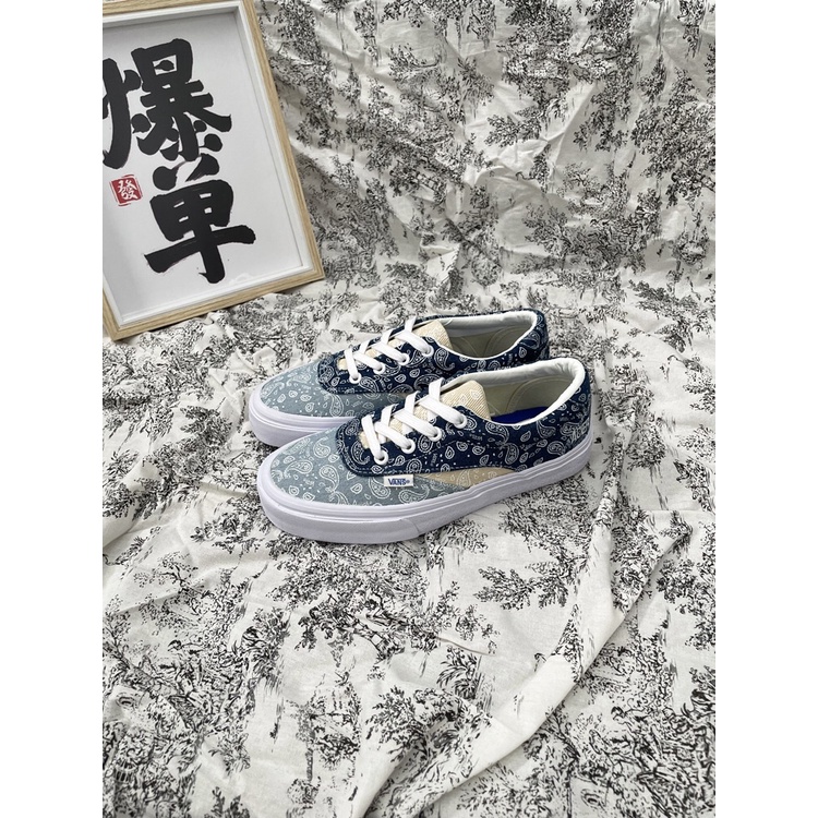 Hàng order xuất dư ***Vans Acer Ni Sp White and Blue Cashew Flower Unisex