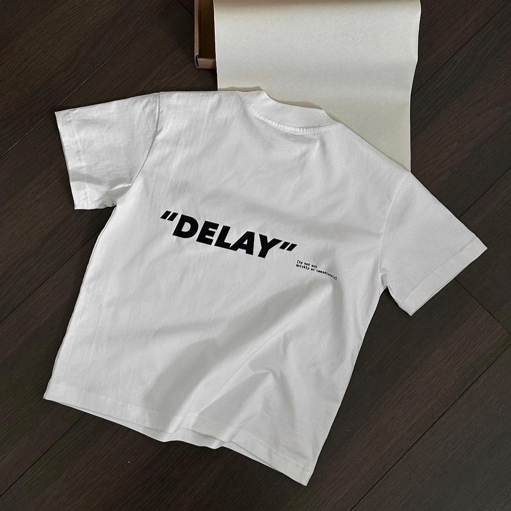 Áo Thun 2 Kiểu Baby Tee/ Dáng Rộng Oversize DELAY 2023 𝑩𝒚𝒄𝒂𝒎𝒄𝒂𝒎 | BigBuy360 - bigbuy360.vn