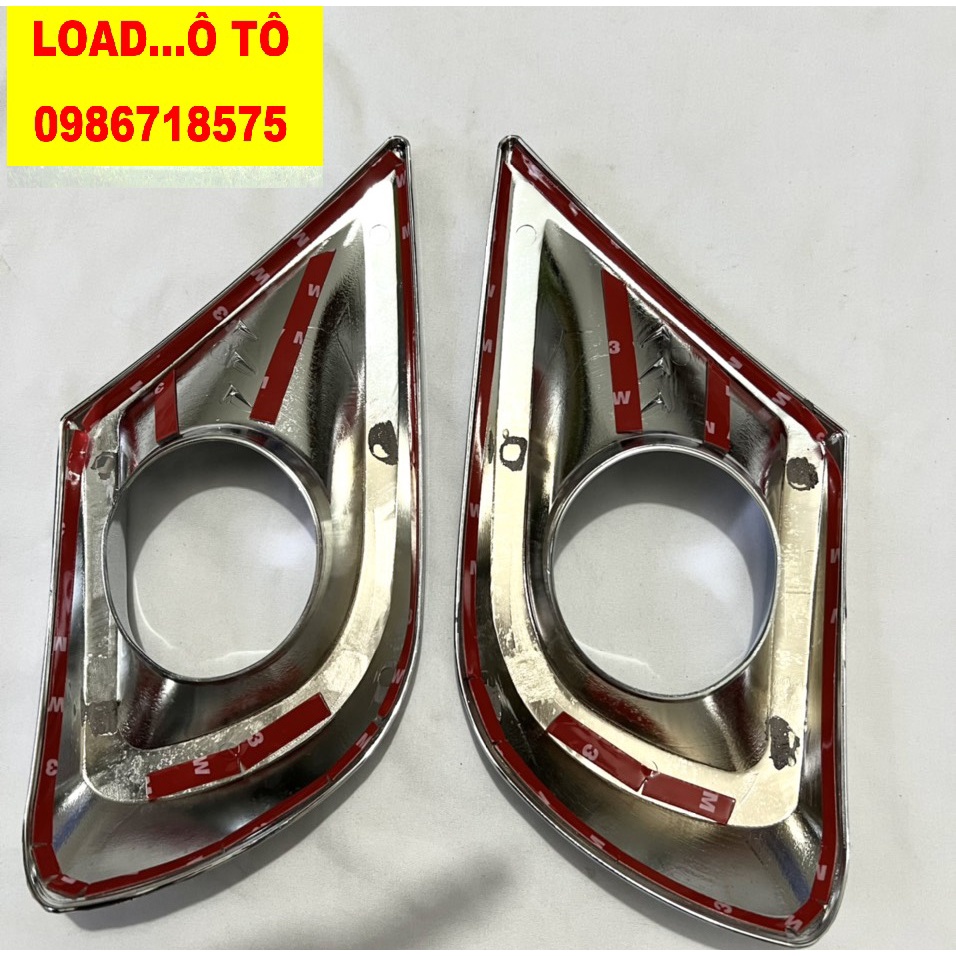 Ốp Viền Đèn Gầm Xe Toyota Innova 2015-2016 Mẫu Nhựa ABS Mạ Crom Sáng Bóng