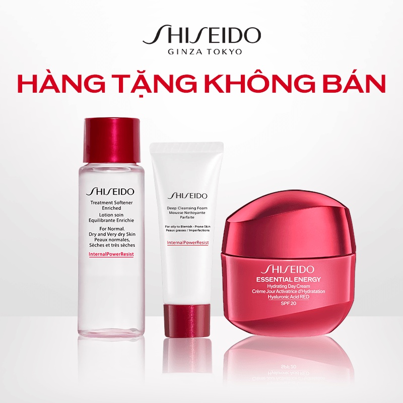 [Quà tặng không bán] Bộ quà Shiseido tặng kèm GSC line (MAR'23)