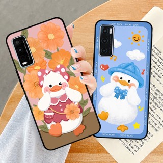 Ốp lưng Vivo Y20/Y20s / Vivo Y12s / Vivo V20 SE in hình rorojump trái bơ, lucky duck cute dễ thương